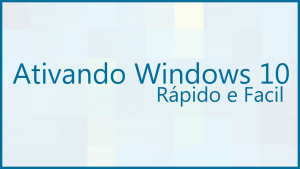 cmd ativar windows 10